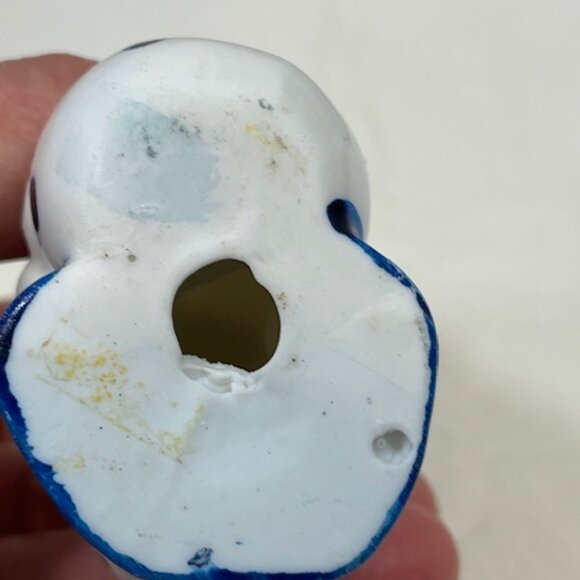 VTG Ceramic Child Dressed as Circus Clown w/Ball Figurine Collectible 3.5" Tall - Picture 9 of 11